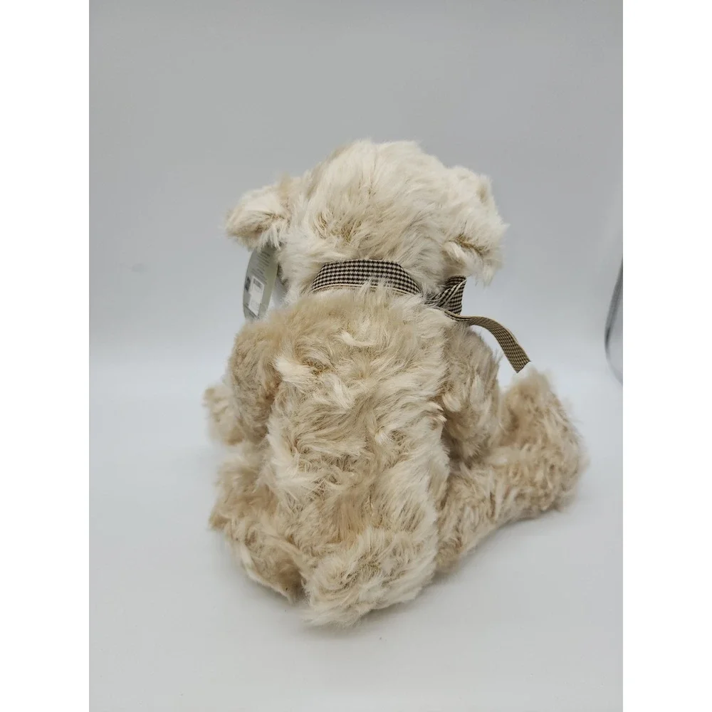 Russ Berrie Claridge Teddy Bear 100th Anniversary Collection Plush Cream Bow